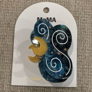 MoMA Solar Eclipse Starry Night Hair Clip NWT